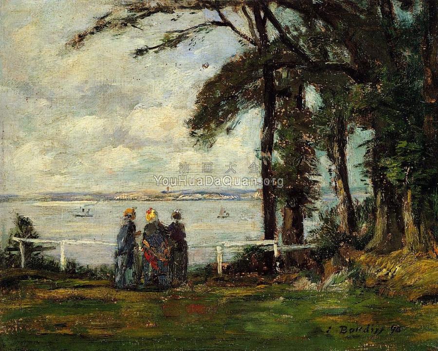 Honfleur, La Cote de Grace - 尤金·布丹